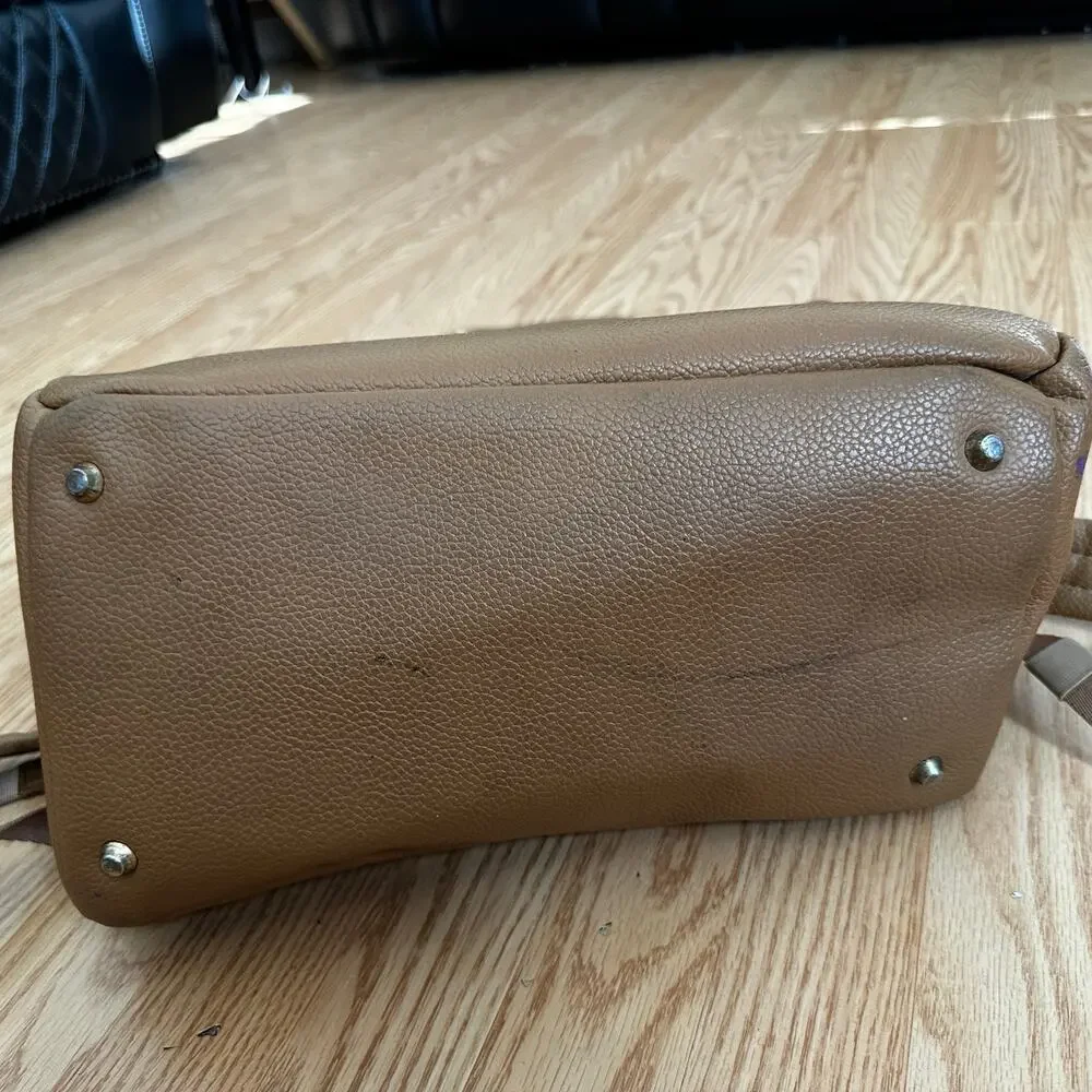 Freshly Picked Aspen Tan Vegan Leather Diaper Bag Backpack